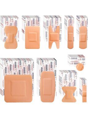 Assorted Bandage Variety Pack - 800 Pcs Waterproof Adhesive First Aid Wound Care